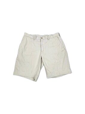 Polo Ralph Lauren Chino Shorts Mens 38 Beige Cotton Slash Pockets Classic Fit 9"